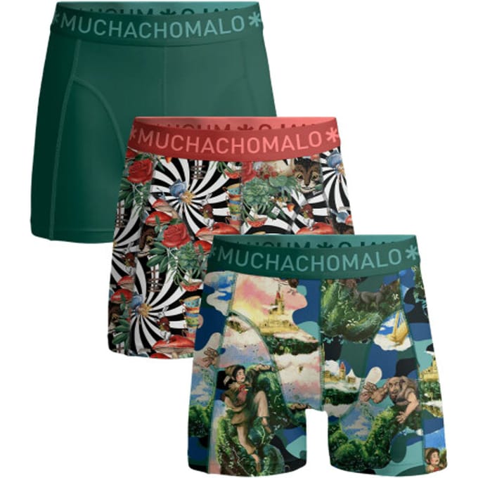 Muchachomalo Jongens Boxershorts - 3 Pack - Boys Onderbroeken