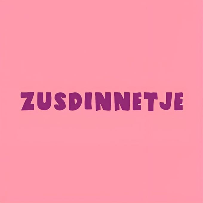 Tegeltje met tekst - zusdinnetje - Keramiek