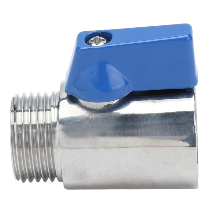 5/8 Inch Mini Kogelkraan 304 RVS Mini Sanitair Binnendraad naar Buitendraad Kogelkraan voor Bier