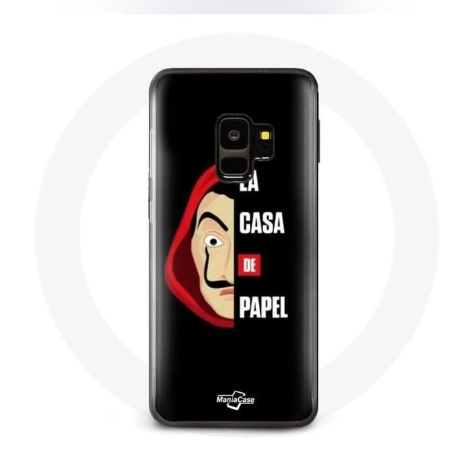 Case voor Samsung S9 plus La casa de papel-logo en masker