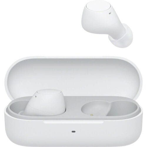 Sony WFC510W.CE7 In Ear oordopjes Bluetooth Stereo Wit Oplaadbox Mobiele telefoon