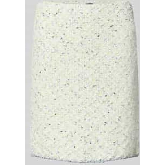 Knie-lange rok in bouclé-look