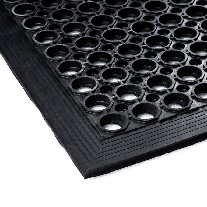 Ringmat 90 x 150 cm met rand