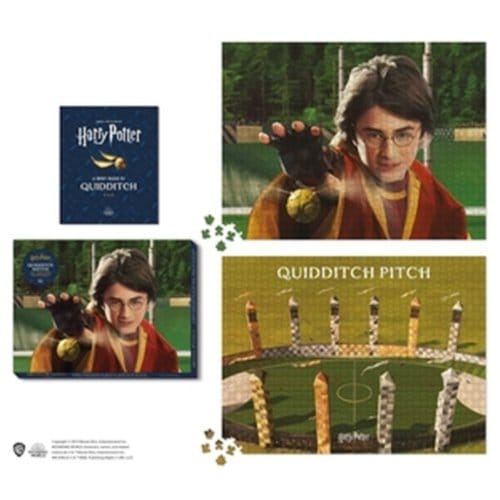 Harry Potter Quidditch Match 2-In-1 Double-Sided 1000-Piece Puzzle - warner bros. consumer products i