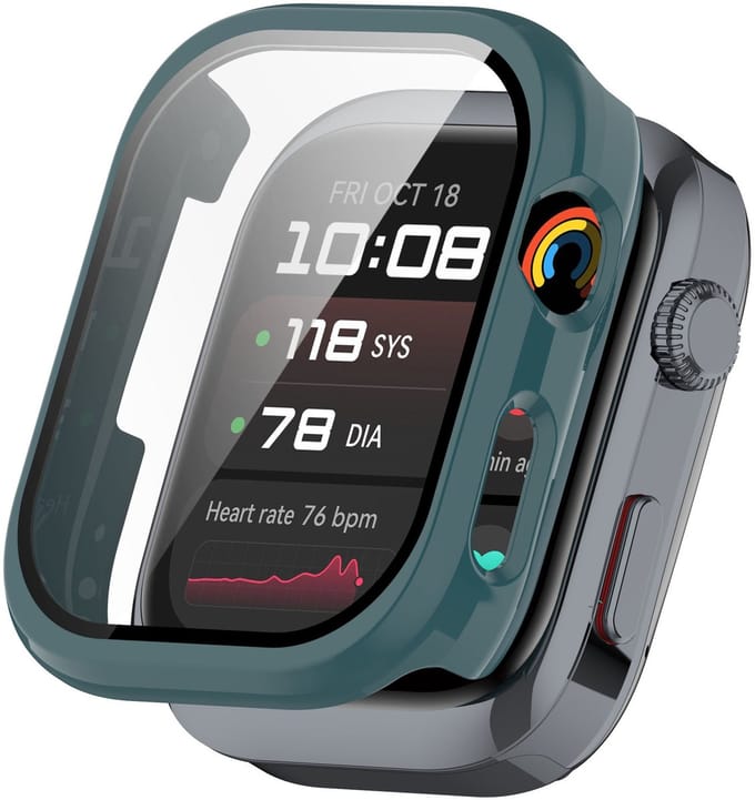 Strap-it Hard case hoesje met screen protector - geschikt voor de Huawei Watch D2 (groen)
