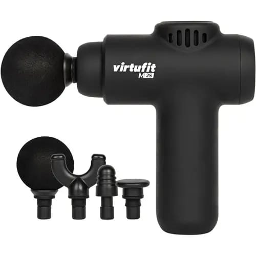 VirtuFit M2s Mini Massagegun – Massageapparaat - Inclusief 4 opzetstukken