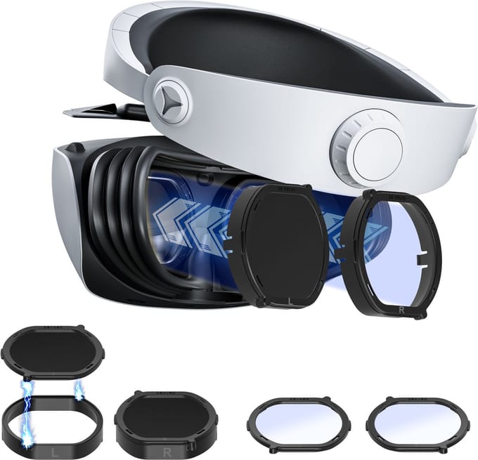 DEVASO Krasvrij beschermhoesje voor PS VR2-headset