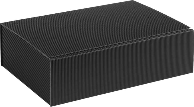 Geschenkdoos ribbelkarton 20x19x10cm ZWART (35 stuks)