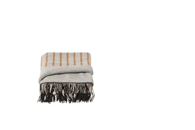 Form&Refine - Aymara - Plaid - patroongrijs - meerkleurig