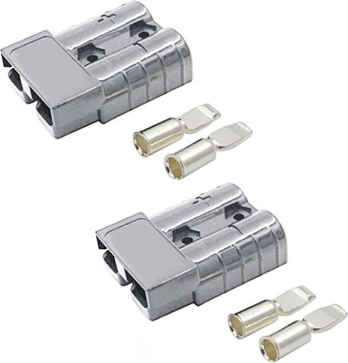 Orbit Electronic Accustekker Connector 6AWG - SB50 - 50A 600V - Grijs - 2 stuks