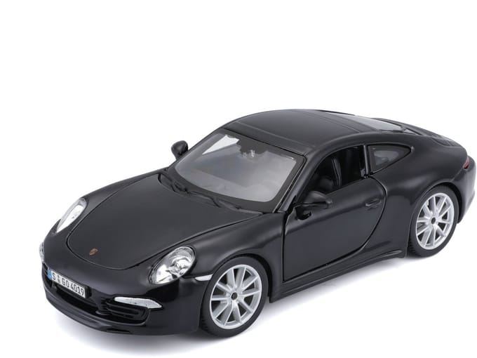 Bburago Porsche 911 Carrera S zwart modelauto 1:24