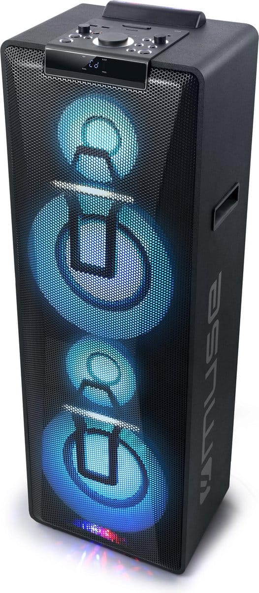 Muse M-1990DJ - Krachtige DJ party speaker met CD en bluetooth, (1.000 Watt)