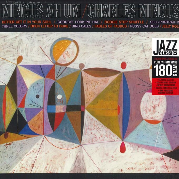 LP Plaat CHARLES MINGUS - Mingus Ah Um JWR4530 Jazz Wax Record 2009 US Jazz