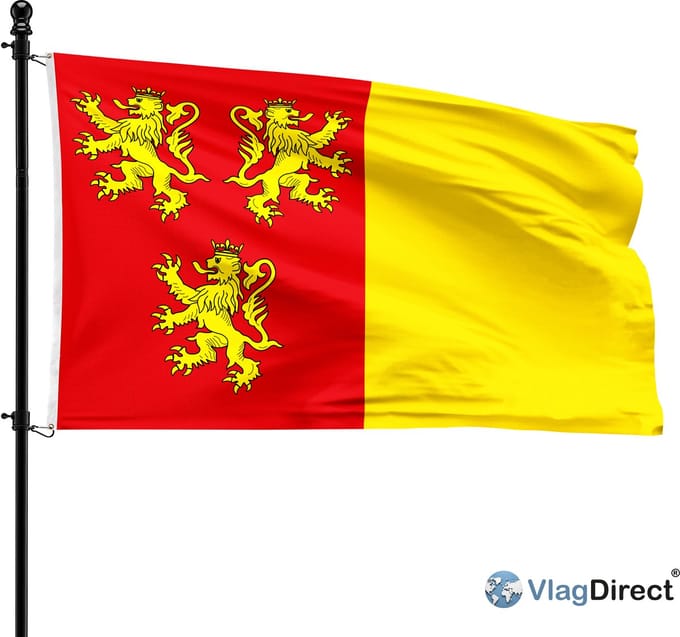 Gemeente Chièvres vlag - 90 x 150 cm.