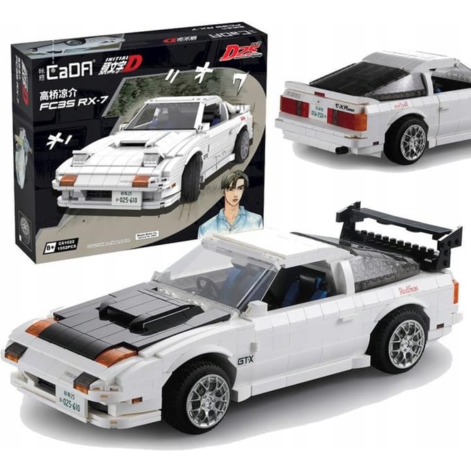 CADA Initial D Mazda FX7-FC 1:12 - C61022W - - ONESIZE