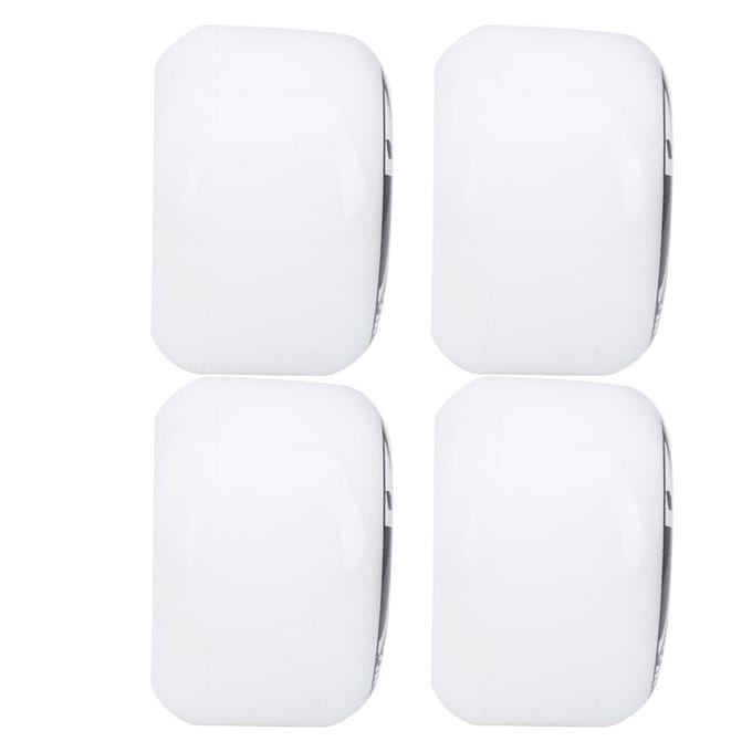 4 stuks/set Hoge Elasticiteit PU Visboard Skateboard Wielen Vervangingsaccessoireswit met patroon white