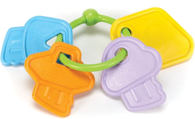 Green Toys Mijn Eerste Sleutels rammelaar / bijtring