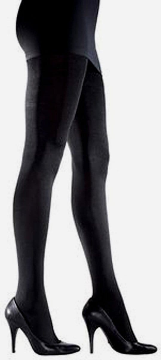 Platino fleece panty 180 den maat 36/38 zwart