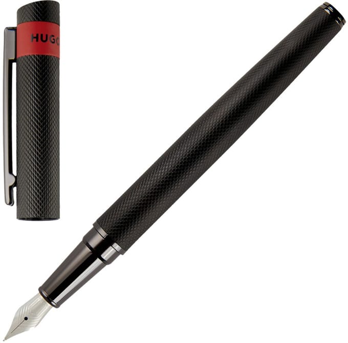 Hugo Boss - HSW3672A - Vulpen - zwart/groen - Loop