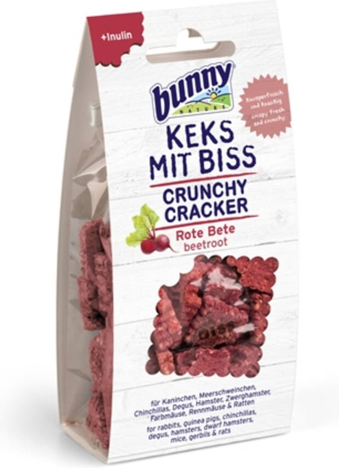 Bunny Nature Crunchy Cracker Rode Biet - 6 x 50 gr - Voordeelverpakking