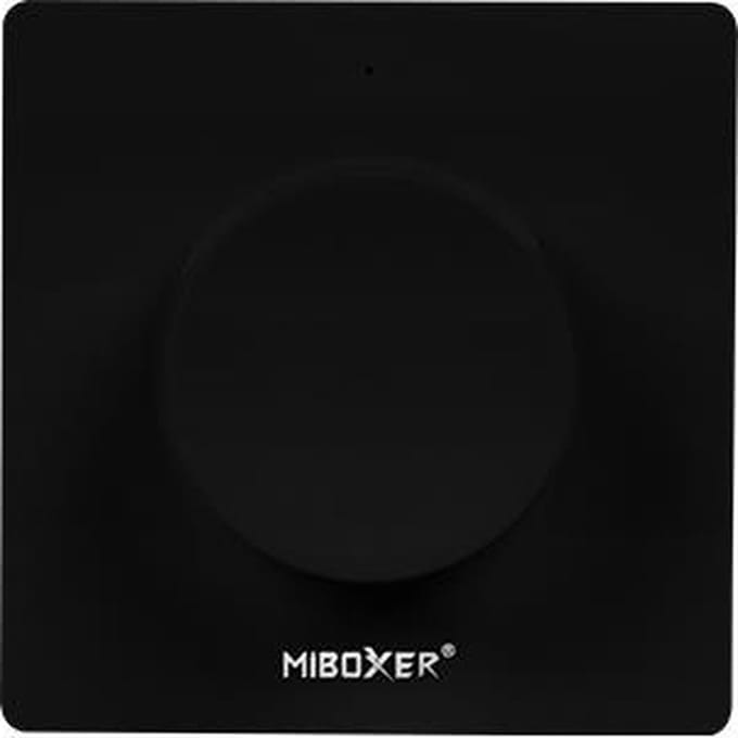 Draadloze wand dimmer - Mi-Light - Zwart