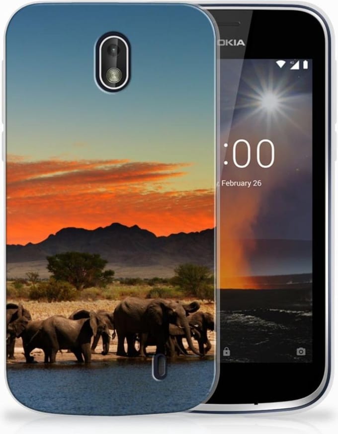 Nokia 1 TPU Hoesje Olifanten