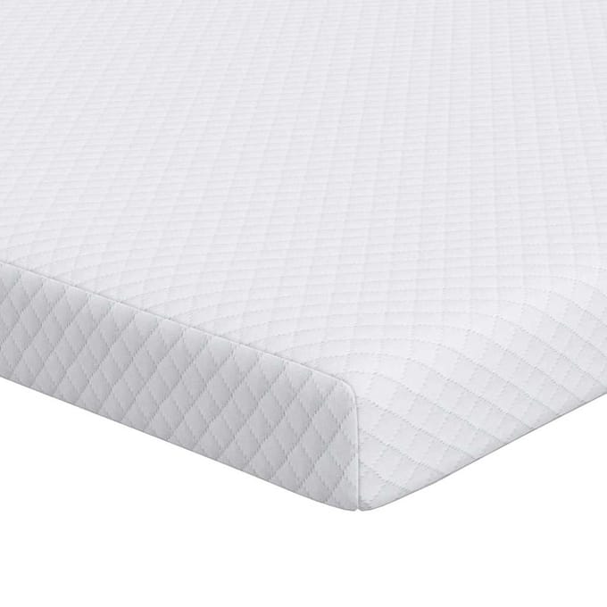 vidaXL - Geheugen - Schuim - Matras - Topper - 140 - x - 190 - cm - Thick - Zacht - Wit