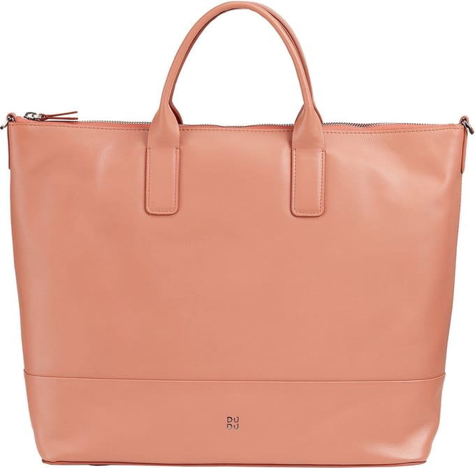 DuDu Halmahera Shopper Tas Leer 40 cm - 12 L - flamingo pink