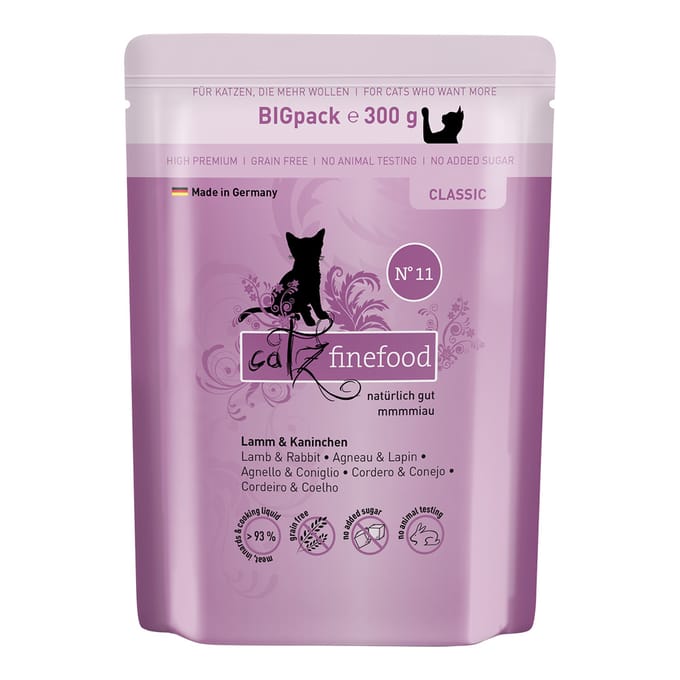 catz finefood 6 x 300 g - Lam & Konijn