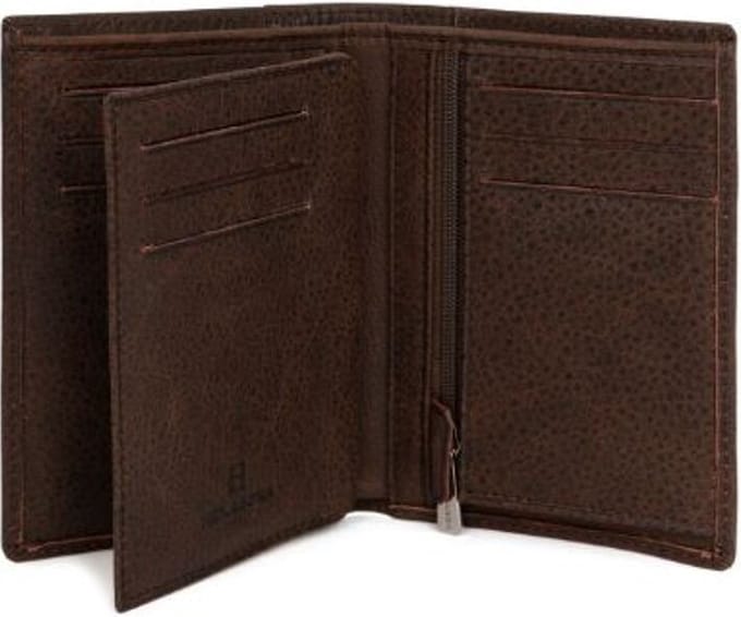 Hexagona Heren Portefeuille | Bruin | Maat: One Size
