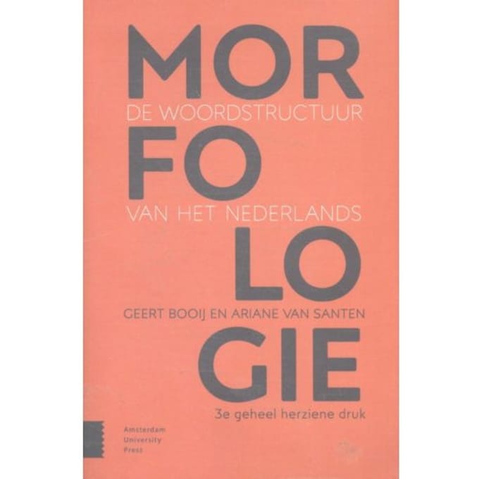 Morfologie - Geert Booij