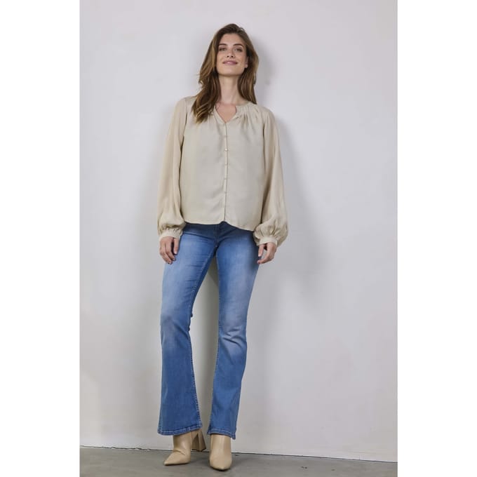 DIDI Blouse Sky Feather Grey Taglia: 40 | Maglie a manica lunga Outlet | Donna | Grigio