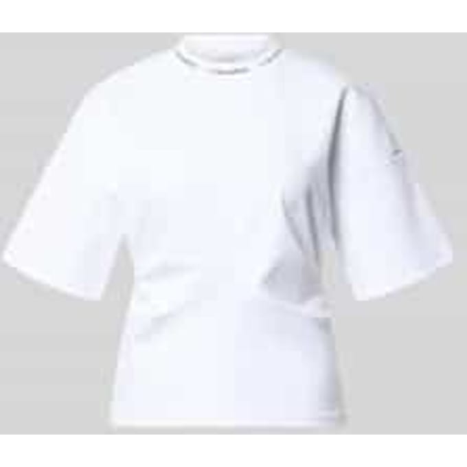 comfort fit T-shirt met labelopschrift