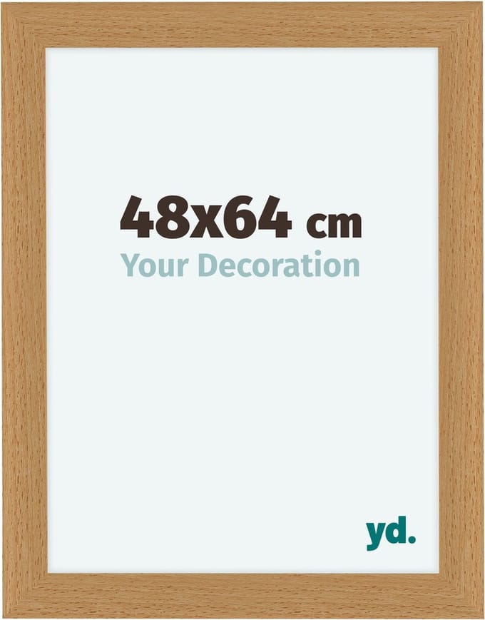 Your Decoration - Fotolijst 48x64 cm - MDF - Beuken - Como