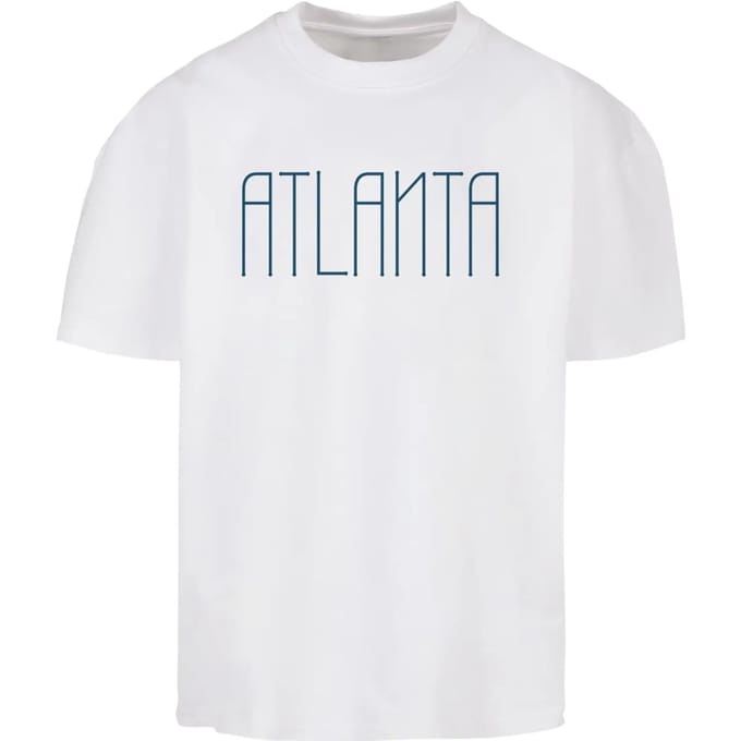 Ultra Dikke Katoenen T-shirt Merchcode Atlanta