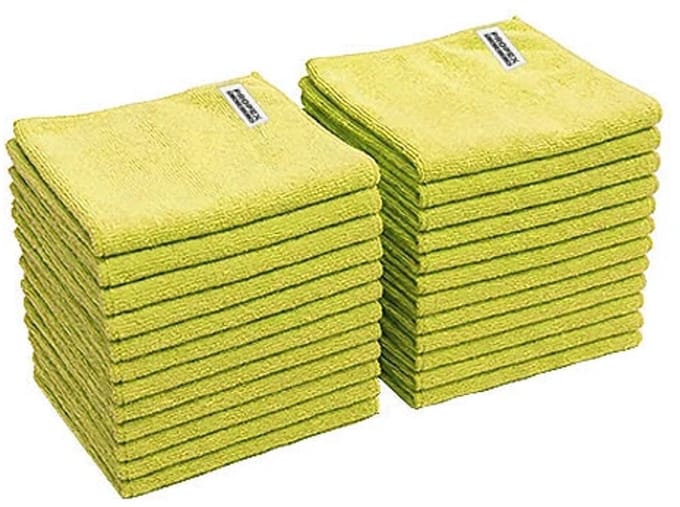 Propex microvezeldoek geel 40 x 40 cm (24 stuks) - Schoonmaakmiddelen - Facilitair