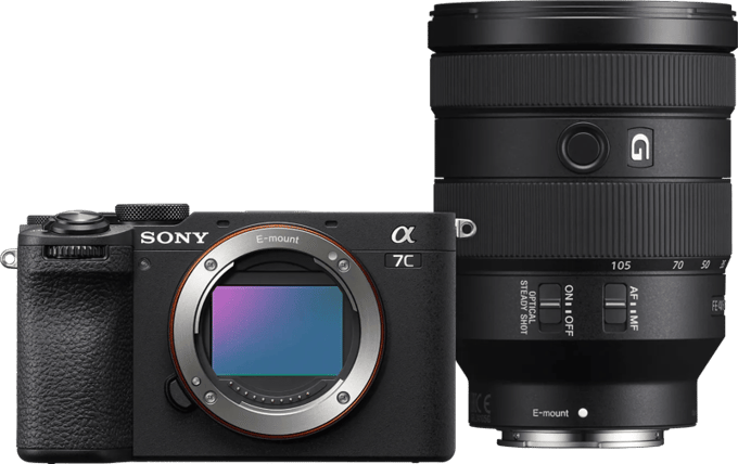 Sony A7C II Zwart + 24-105mm f/4 G OSS