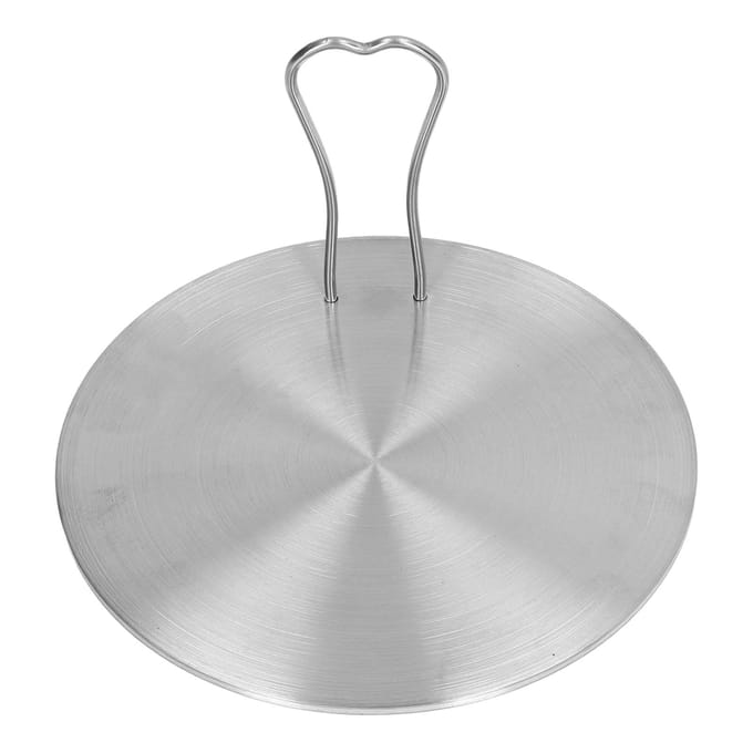 Warmteverdelingsplaat Roestvrij Staal Inductieplaat Elektrische Inductiekookplaat Diffuser Adapter voor Keuken Thuis 16# white