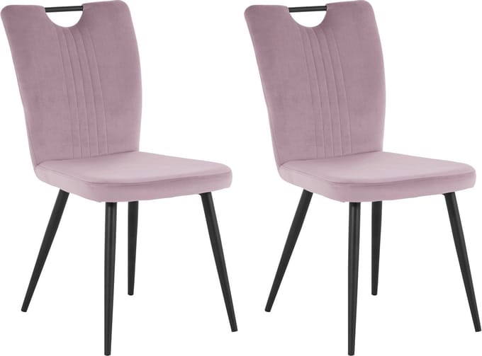 Sari-Stoel - 2 Pack - Mauve/Zwart