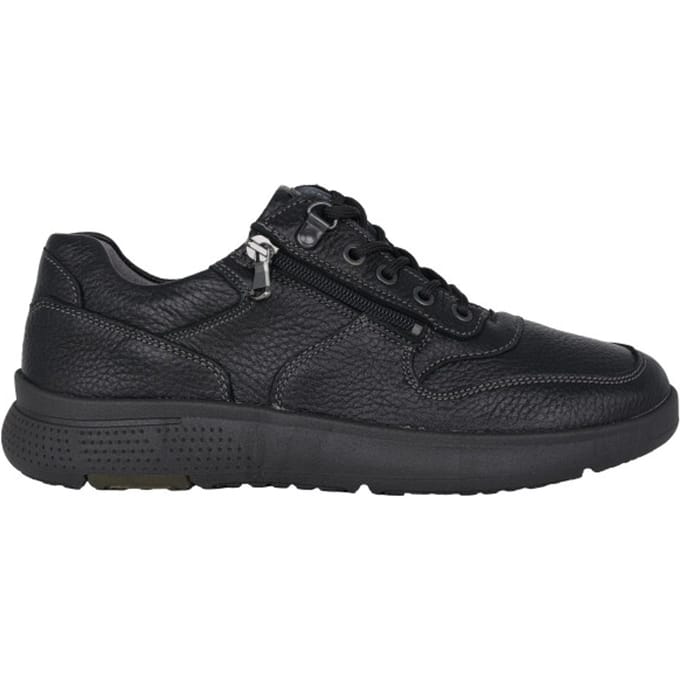 Waldläufer Heiko - heren sneaker - Zwart - maat 40 (EU) 6.5 (UK)