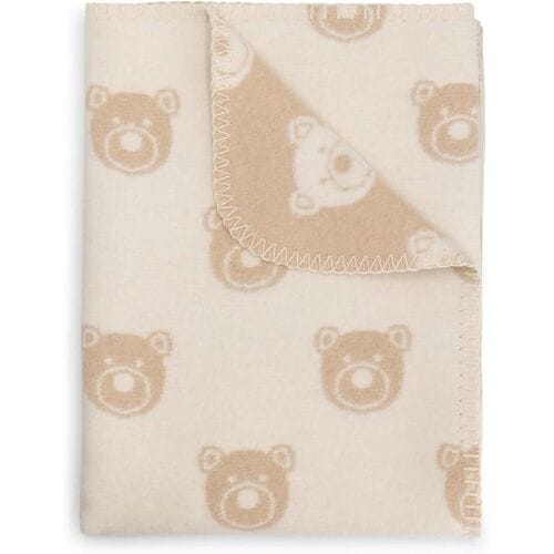 Meyco Prénatal wiegdeken beer Ivory White unisex