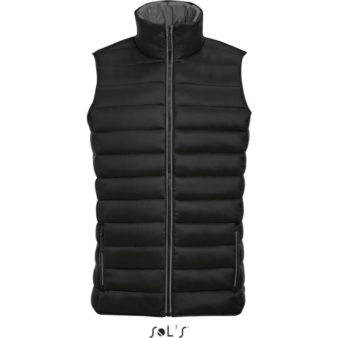 SOL'S Men´s Lightweight Bodywarmer Wave L01436 - Black - M