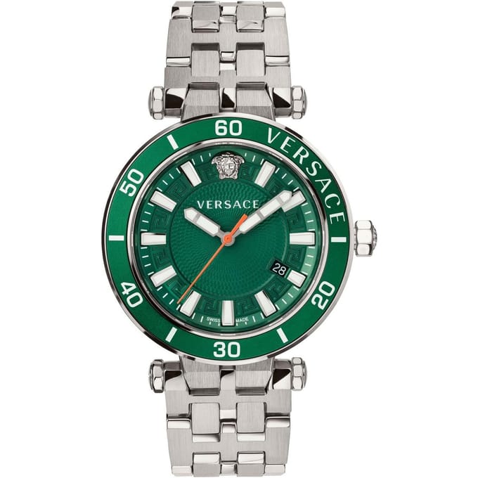 Versace VE2I00521 horloge mannen - Roestvrij Staal - zwart