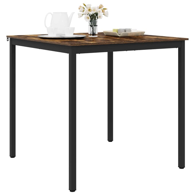 vidaXL - Staande - Bartafel - Bewerkt - hout - Vierkant
