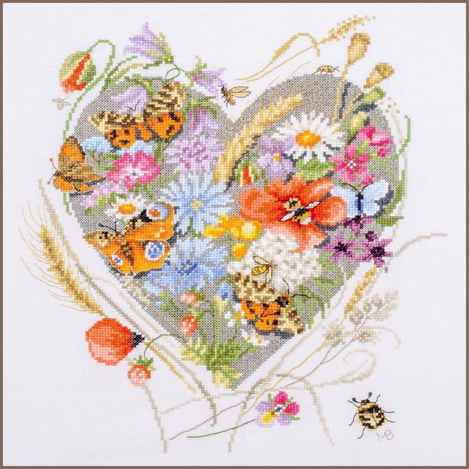 Lanarte - Telpakket kit - Bloemenhartje - PN-0212837