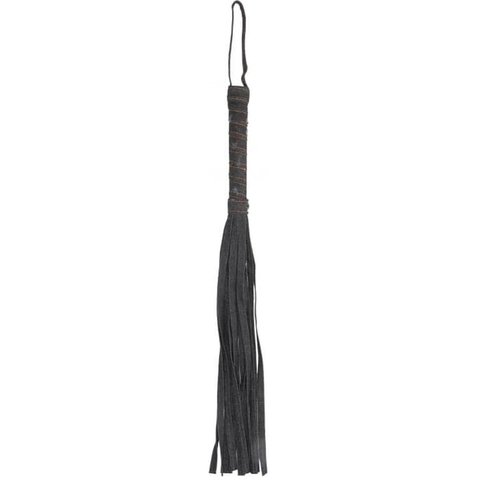 Ouch Denim Flogger Ruwe denimstijl - Zwart