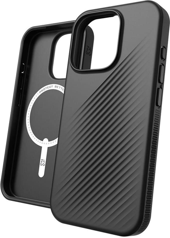 ZAGG - Luxe Snap Mag geschikt voor iPhone 16 Pro Hoesje - zwart | zwart