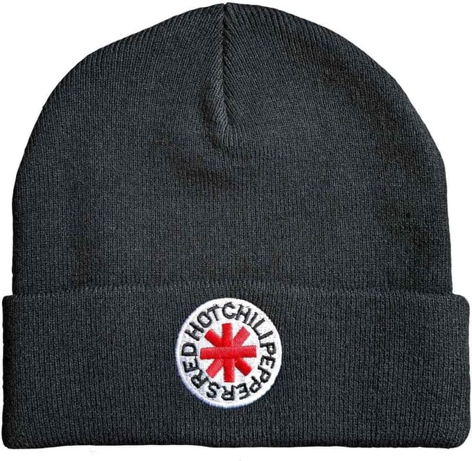 Red Hot Chili Peppers - Classic Asterisk Beanie Muts - Zwart