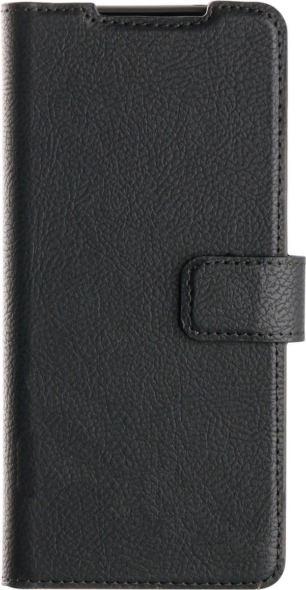 Xqisit - Telefoonhoesje Galaxy S20 - Kunstleer - Zwart- Bookcase