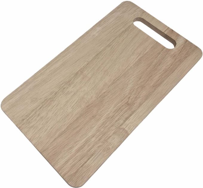 Playwood Cutting board rubberwood with handle